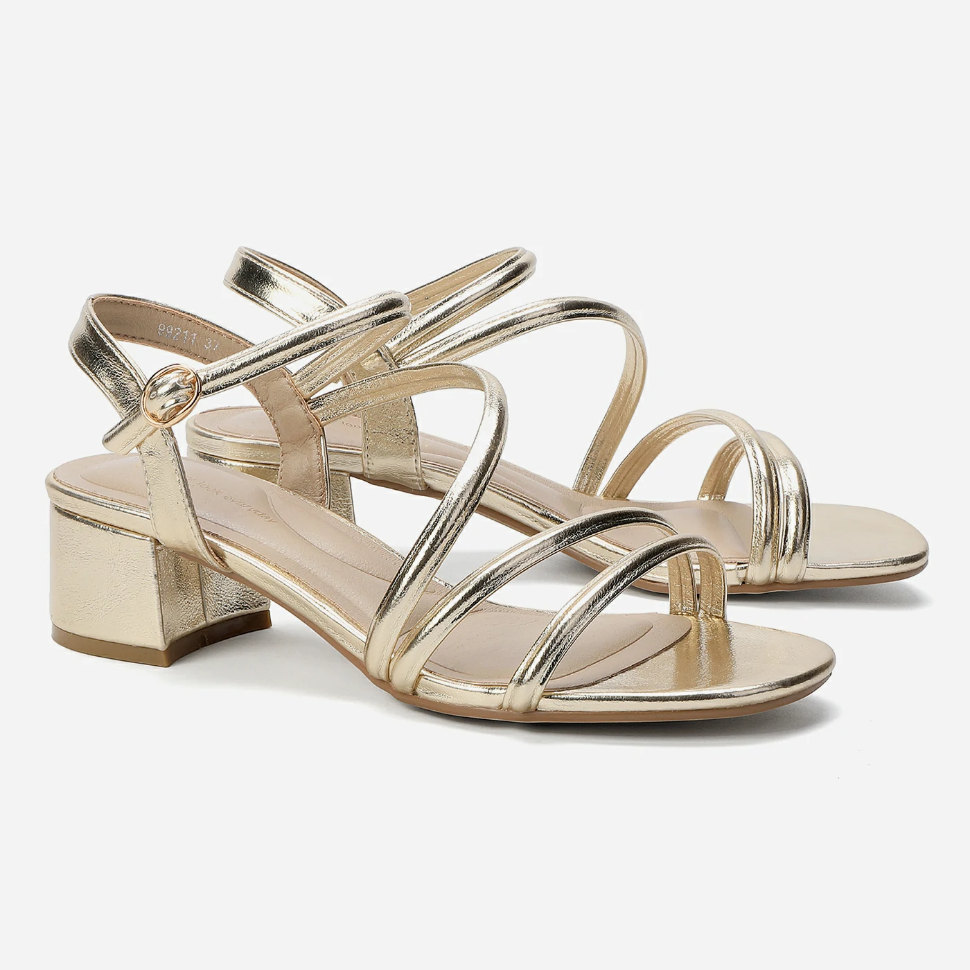 סנדל עקב זהב 38