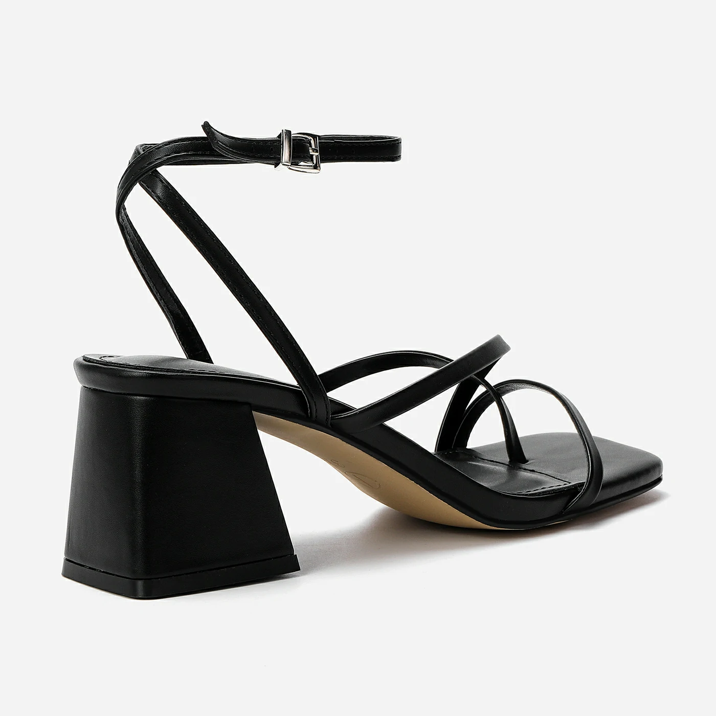 סנדל עקב שחור 36