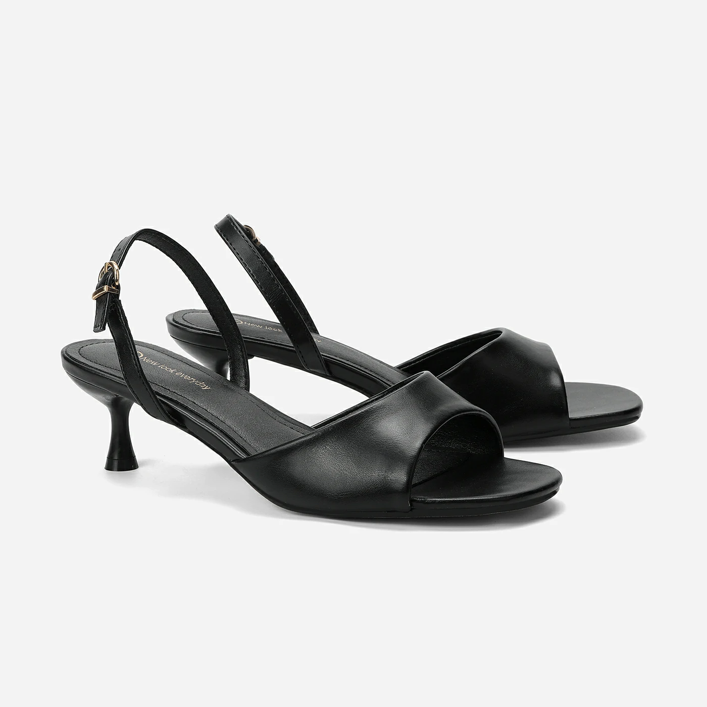 סנדל עקב שחור 40