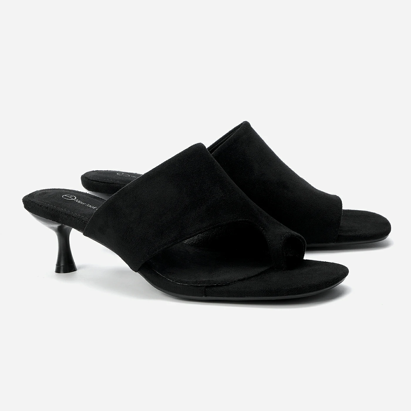 כפכף עקב שחור 36