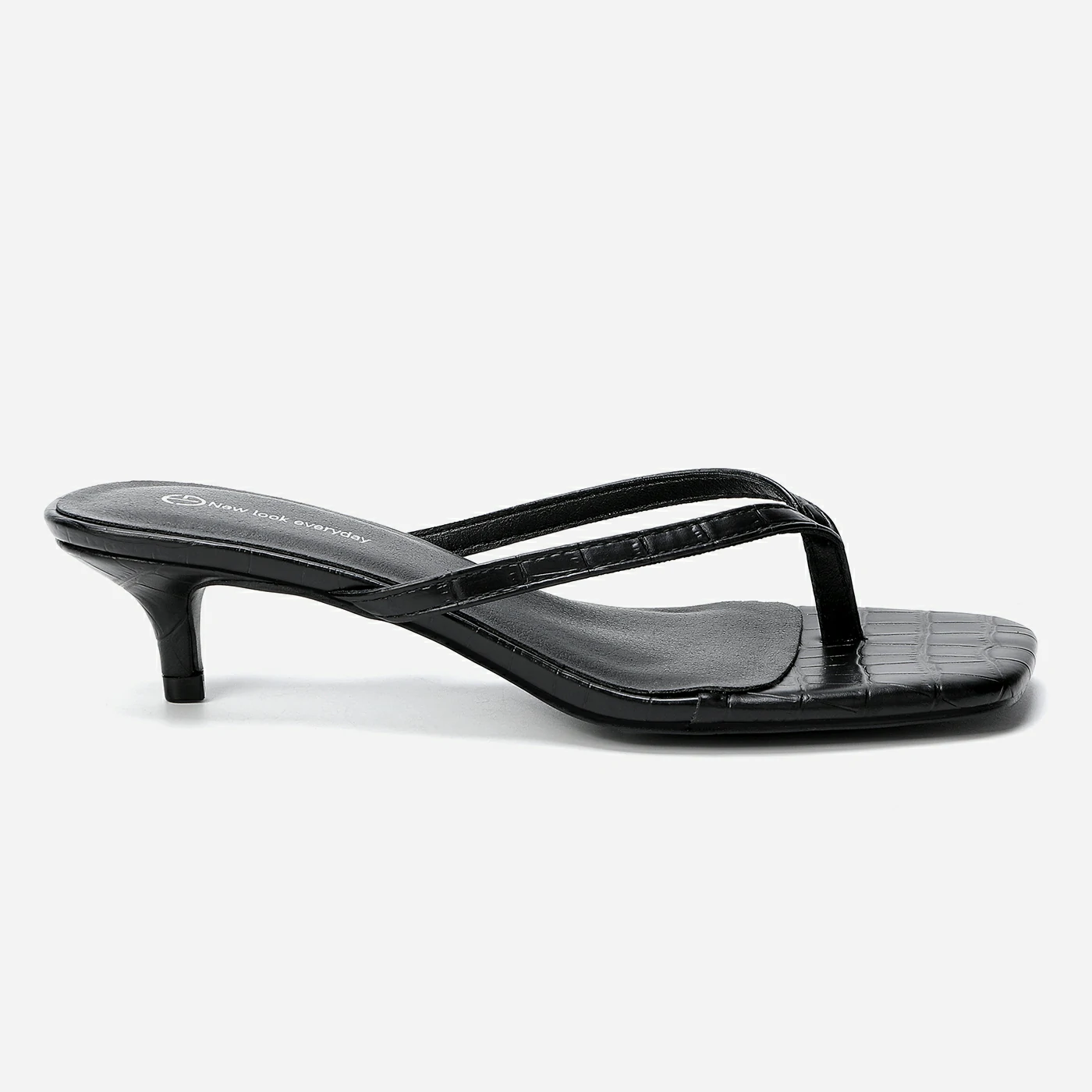 כפכף עקב שחור 38