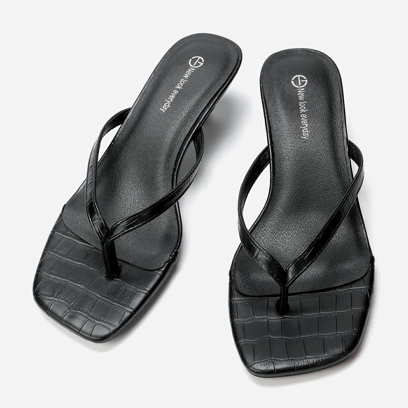 כפכף עקב שחור 38