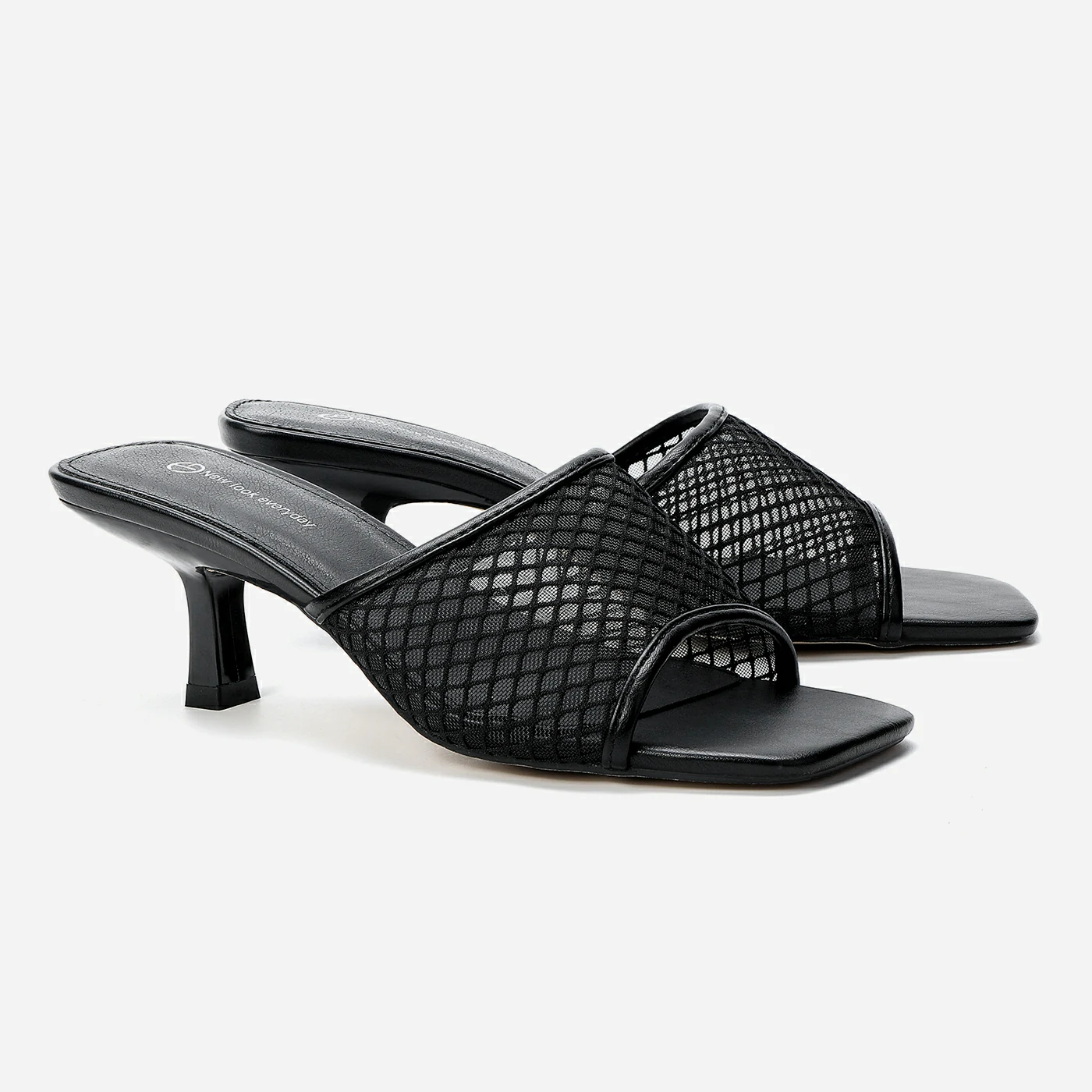 כפכף עקב שחור 41