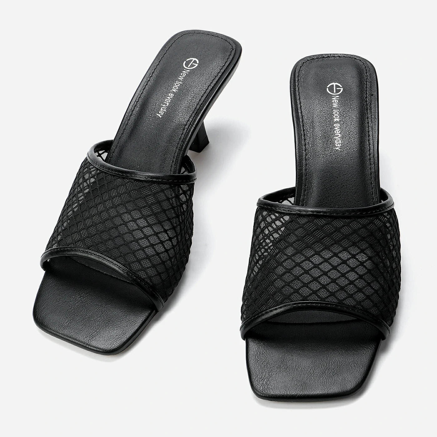 כפכף עקב שחור 41