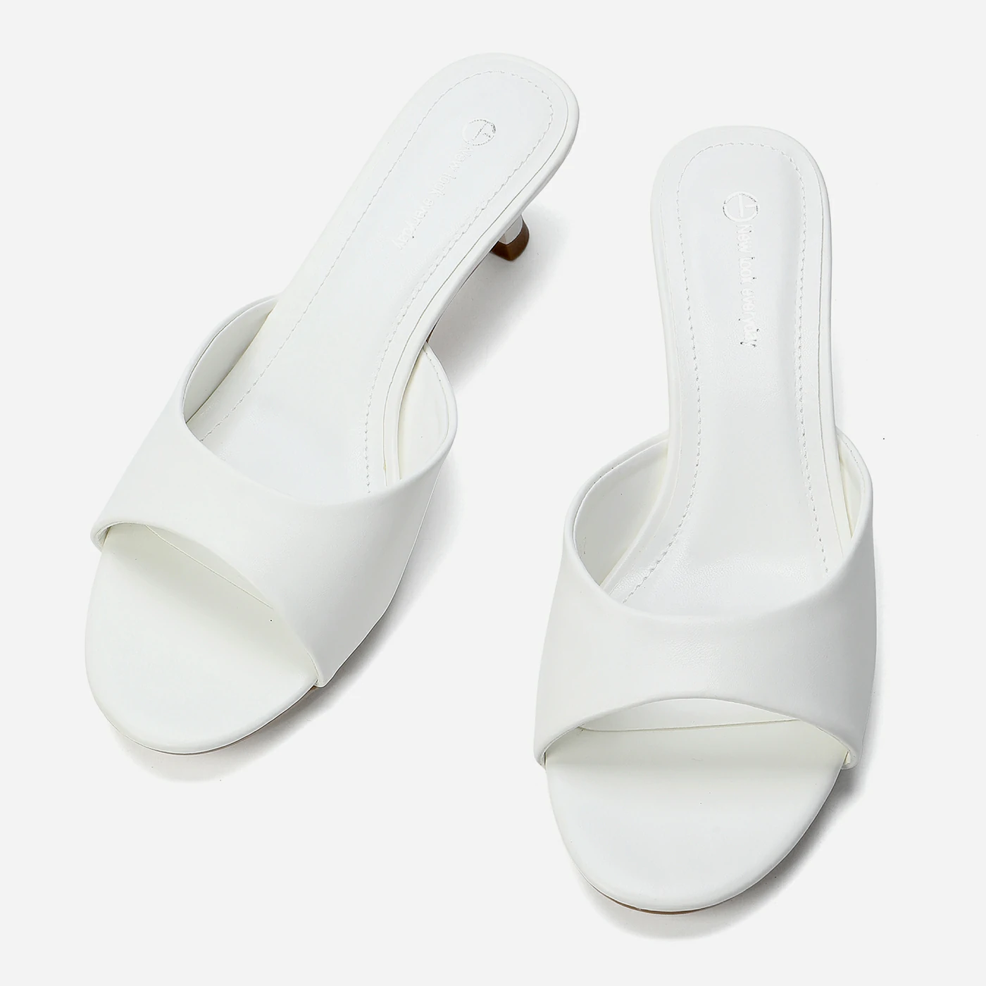 כפכף עקב לבן 36