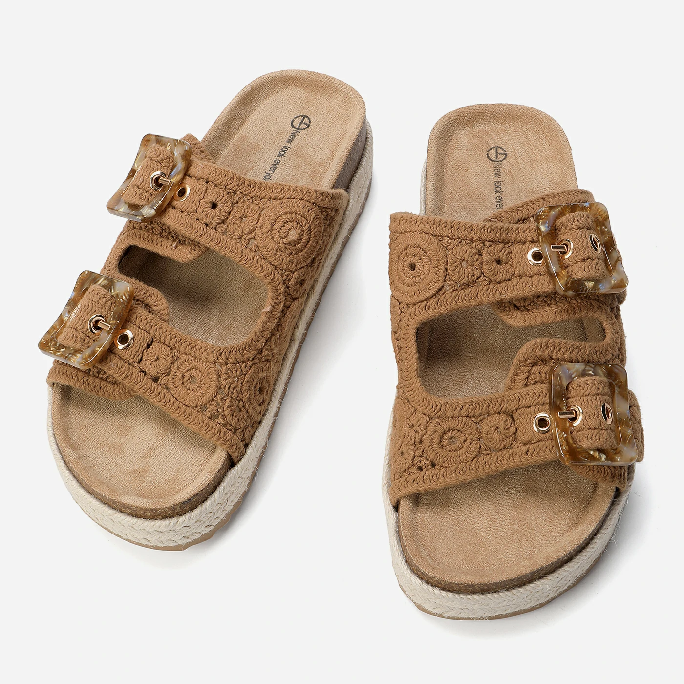 כפכף פלטפורמה כאמל 36