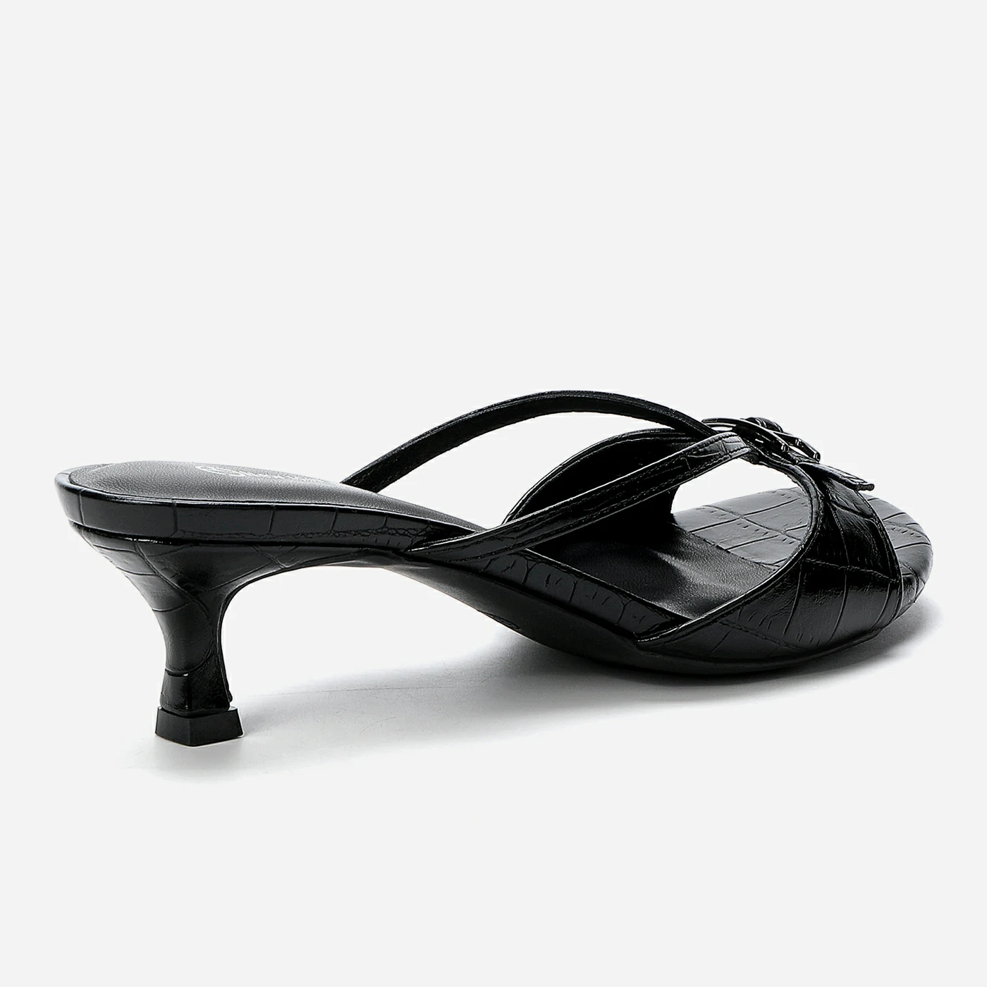 כפכף עקב שחור 41