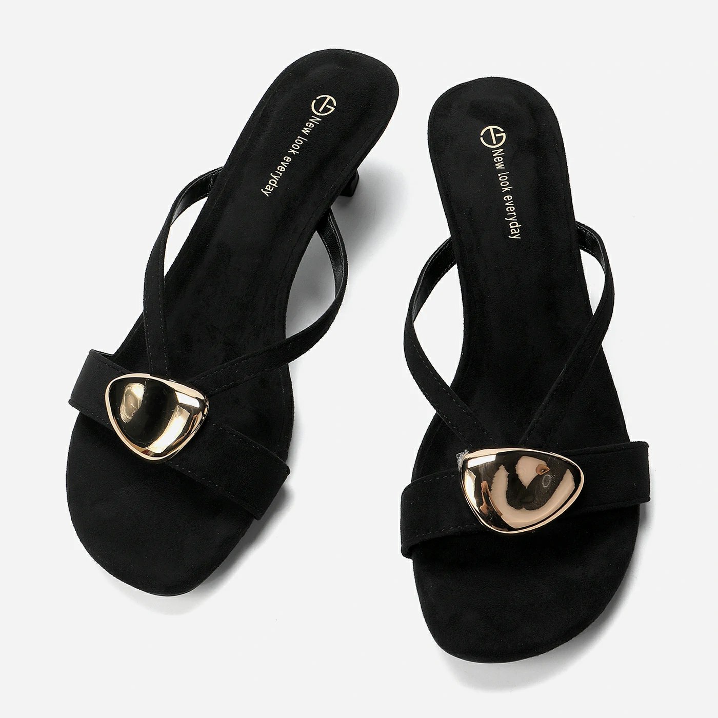 כפכף עקב שחור 41