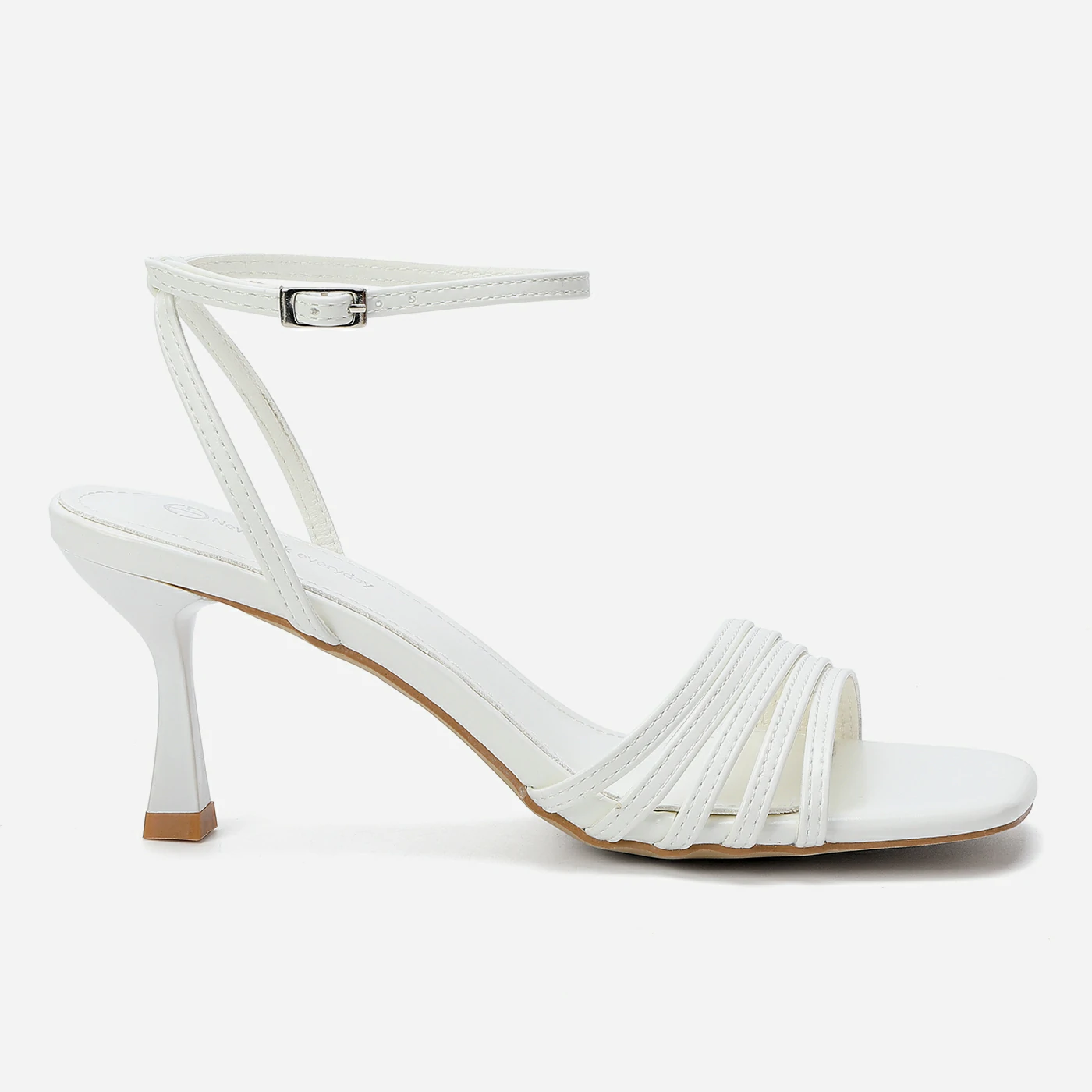 סנדל עקב לבן 40