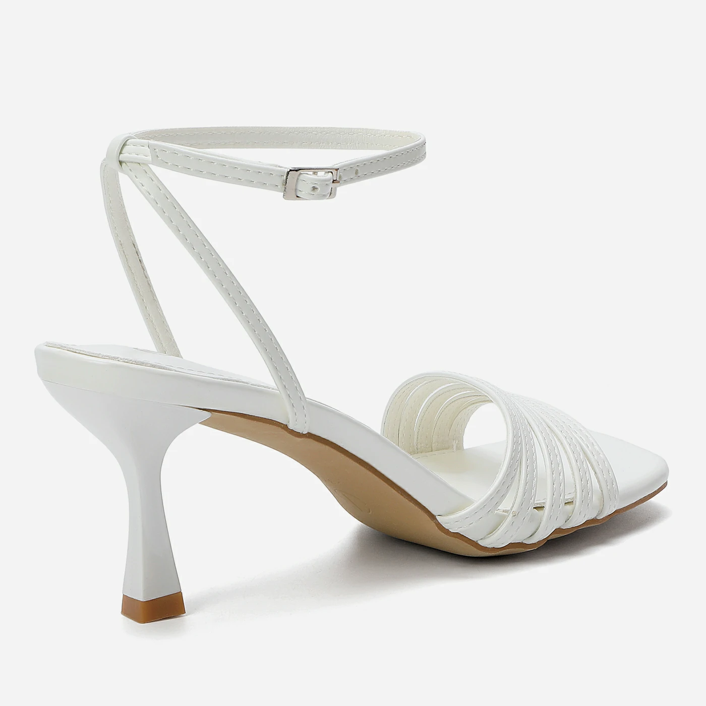 סנדל עקב לבן 40