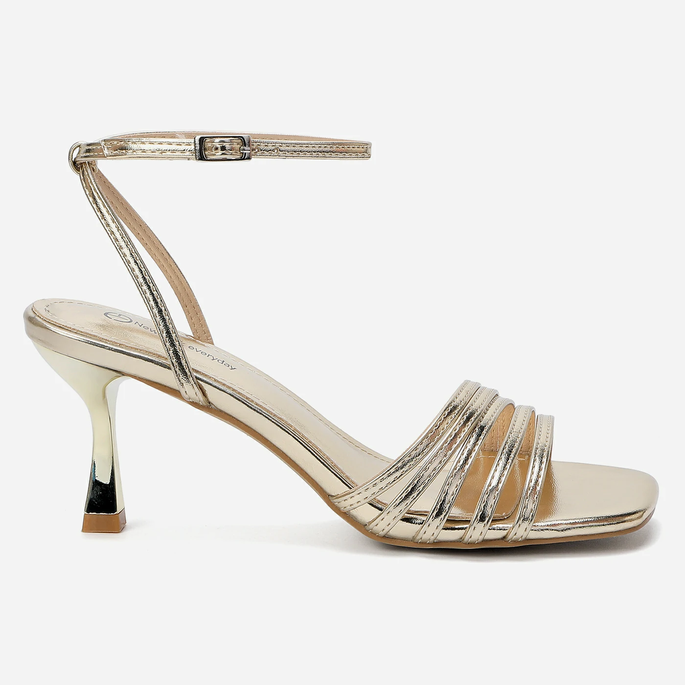 סנדל עקב זהב 38