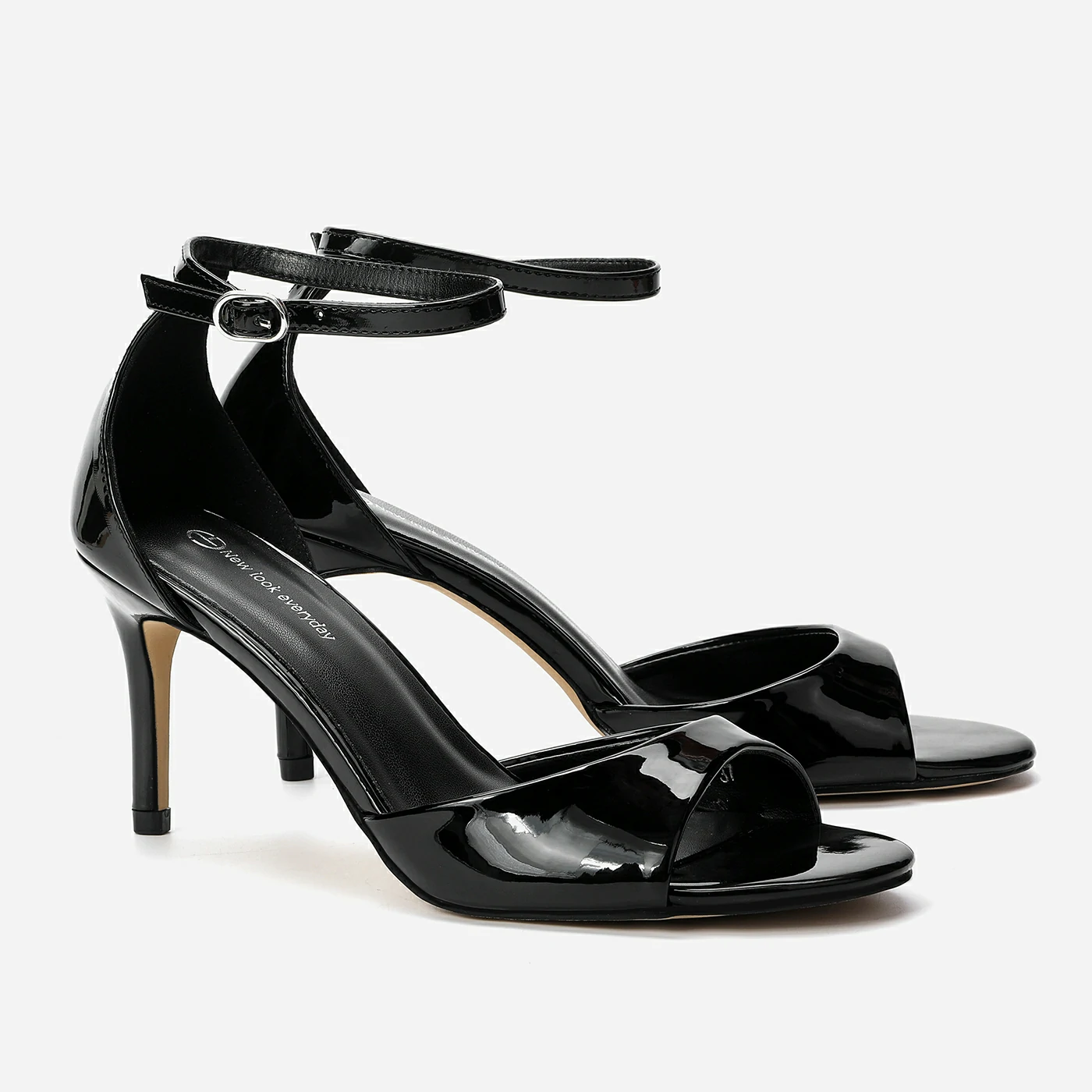 סנדל עקב שחור 38