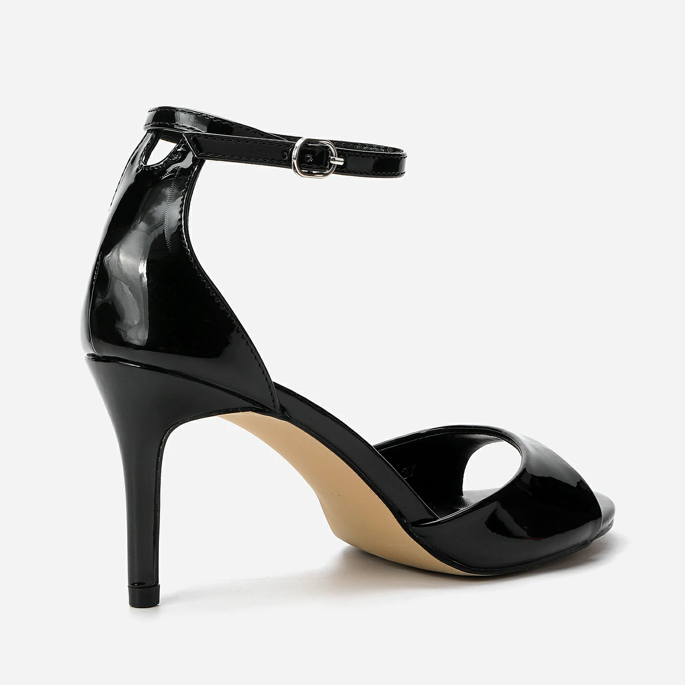 סנדל עקב שחור 38