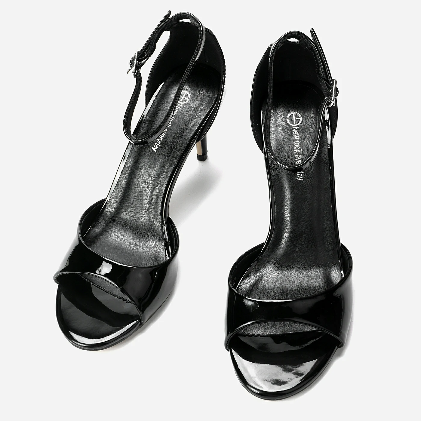 סנדל עקב שחור 38