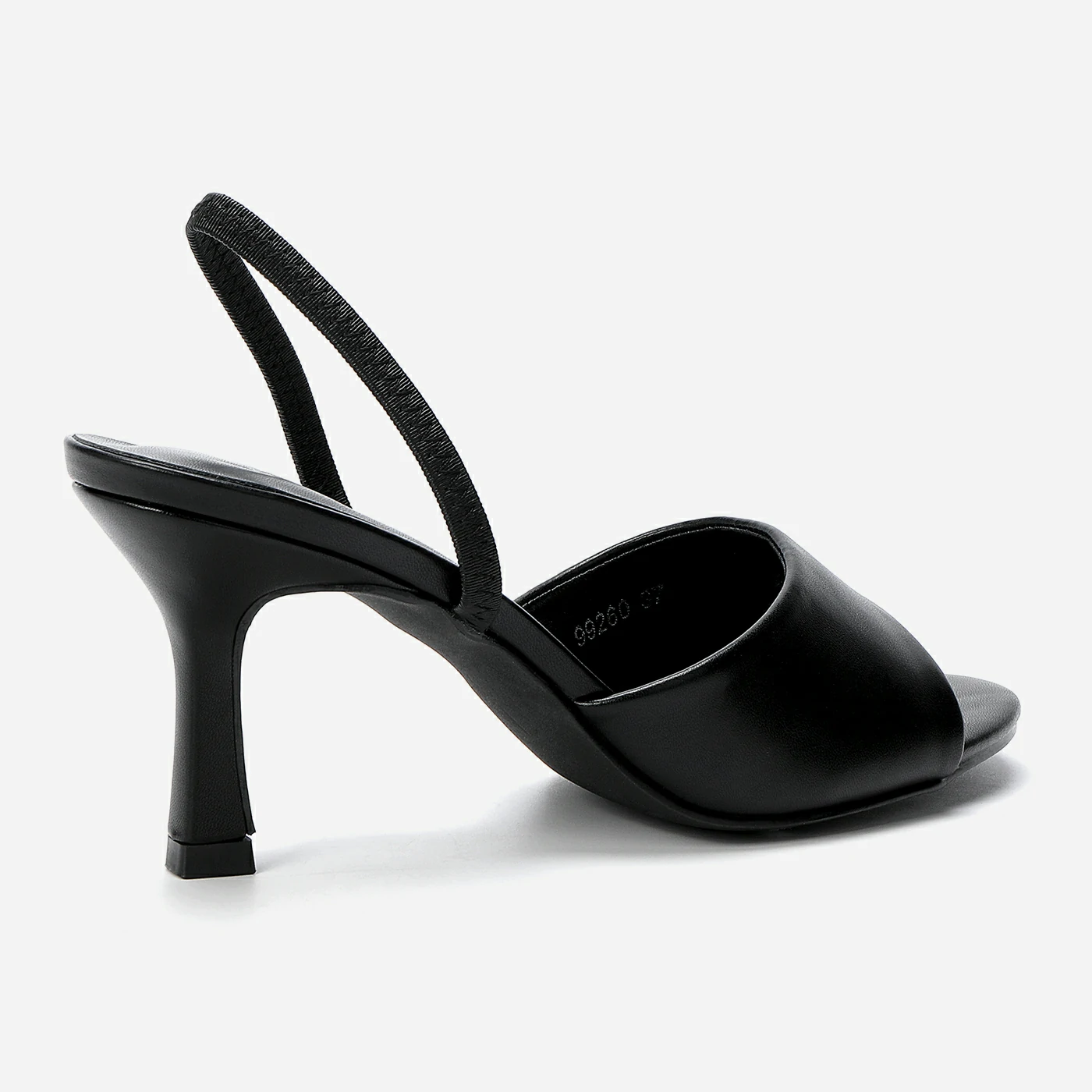 סנדל עקב שחור 37