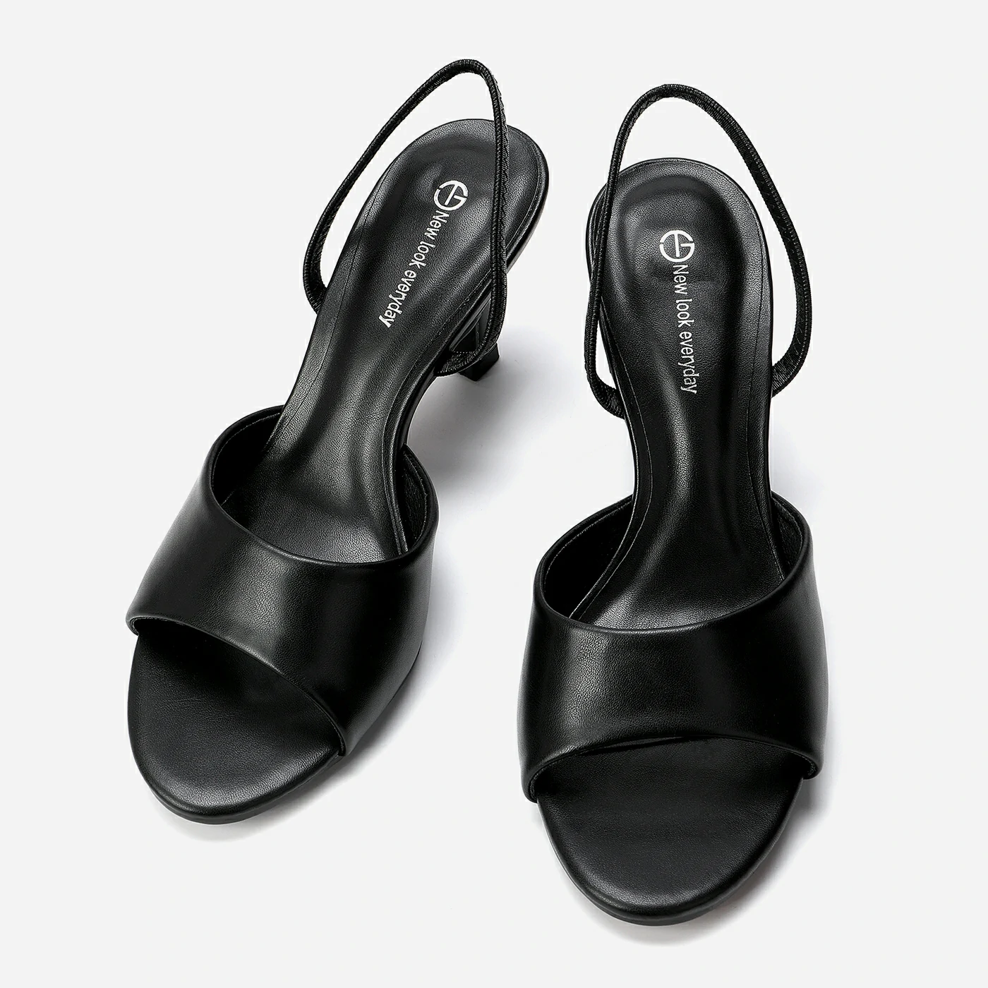 סנדל עקב שחור 37