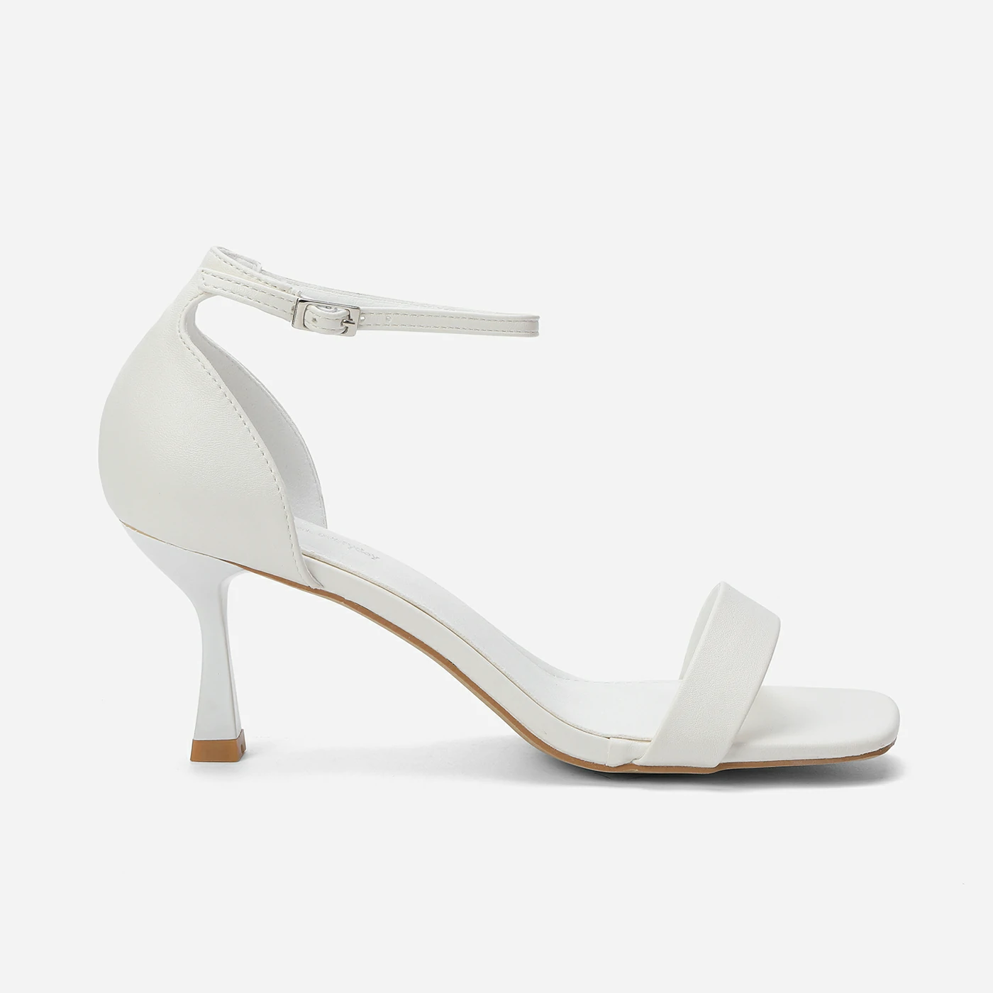 סנדל עקב לבן 39