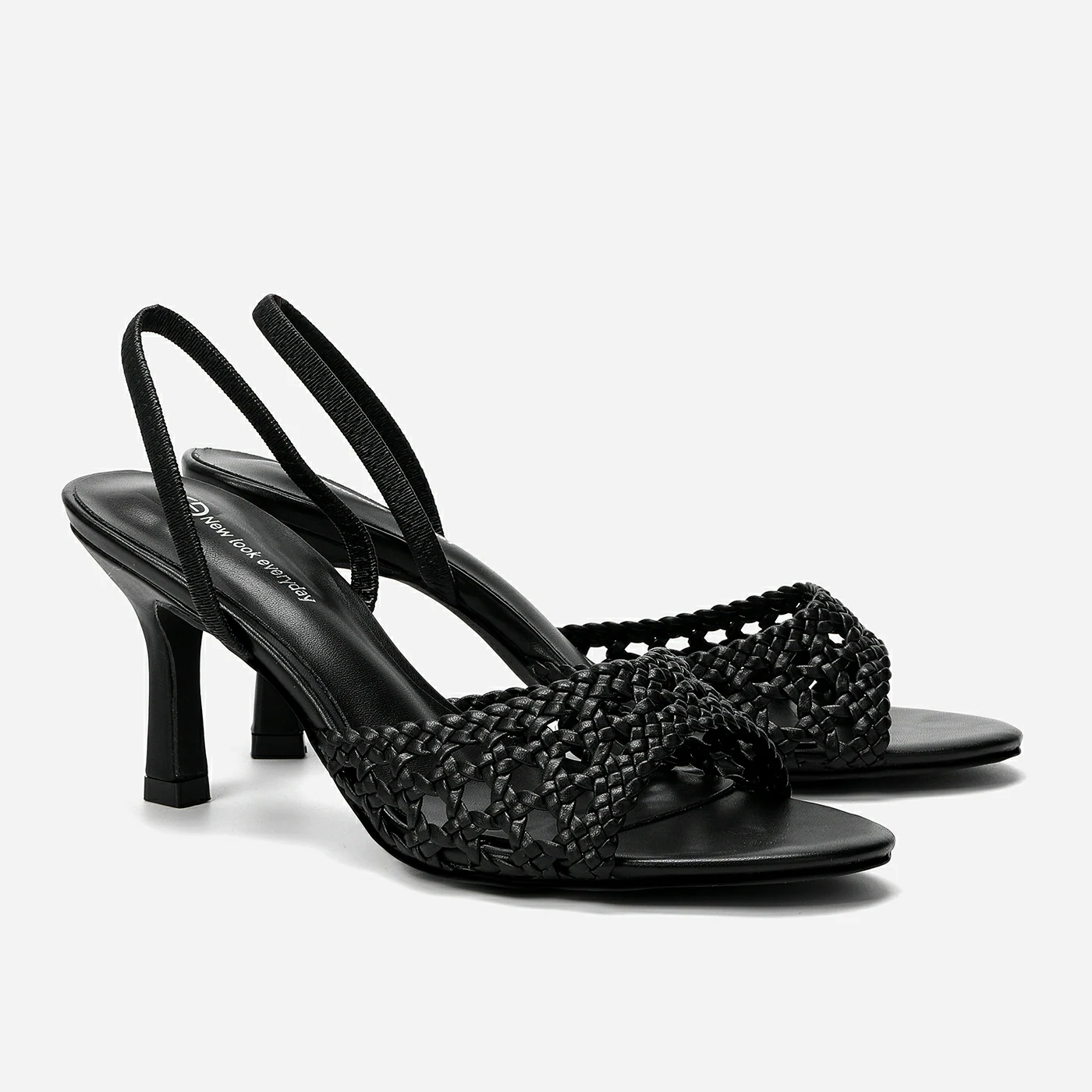 סנדל עקב שחור 37