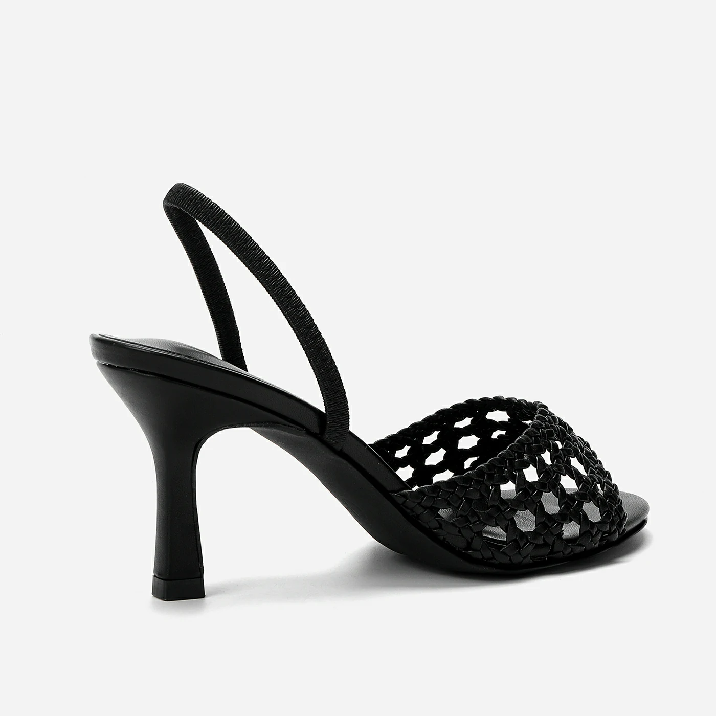 סנדל עקב שחור 37