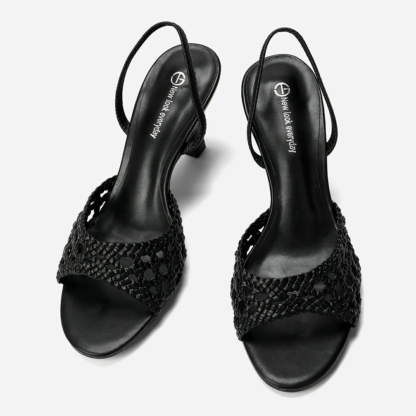 סנדל עקב שחור 37