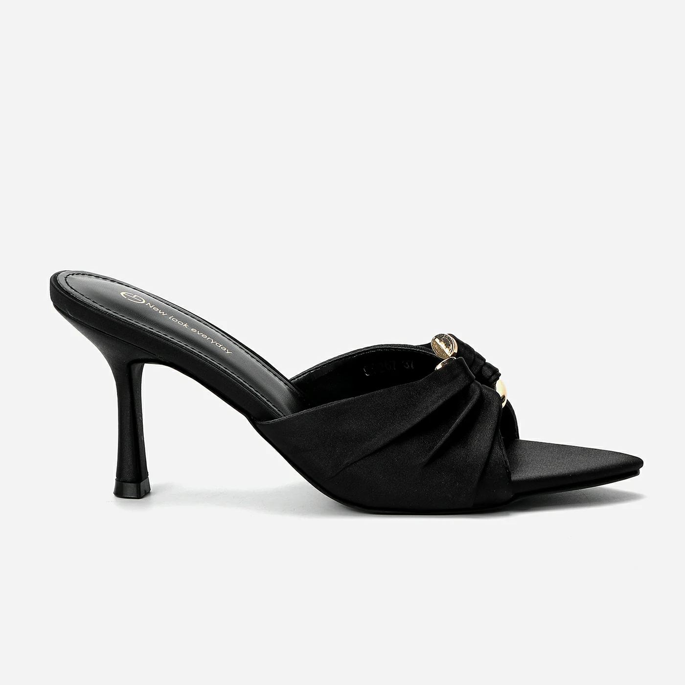 כפכף עקב שחור 36