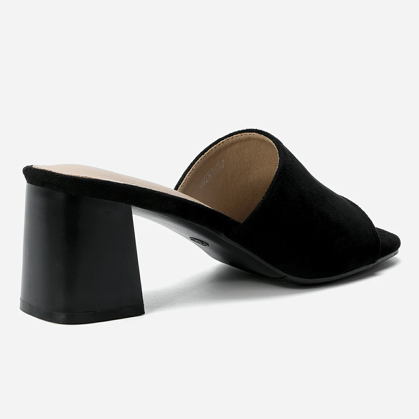 כפכף עקב שחור 39