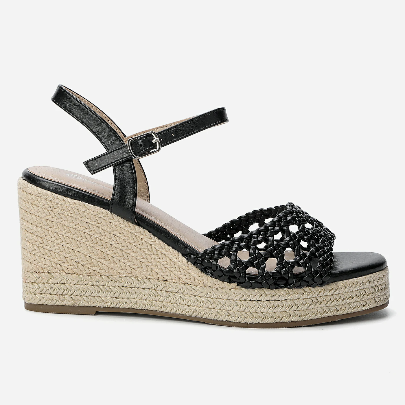 סנדל פלטפורמה שחור 38