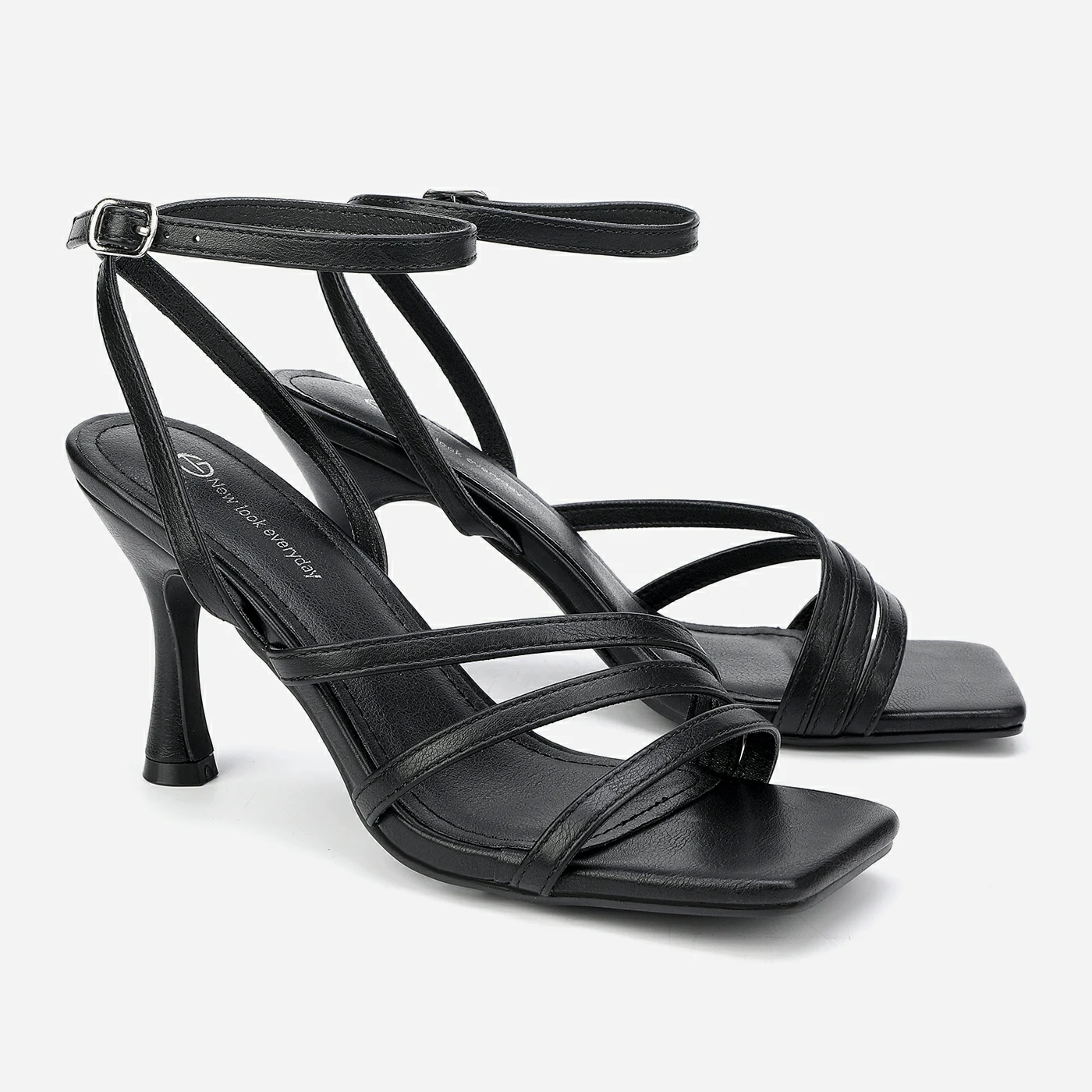 סנדל עקב שחור 39