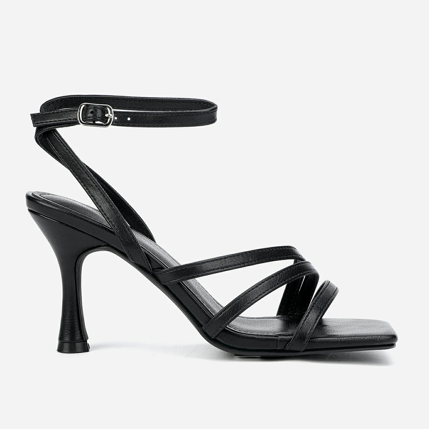 סנדל עקב שחור 39