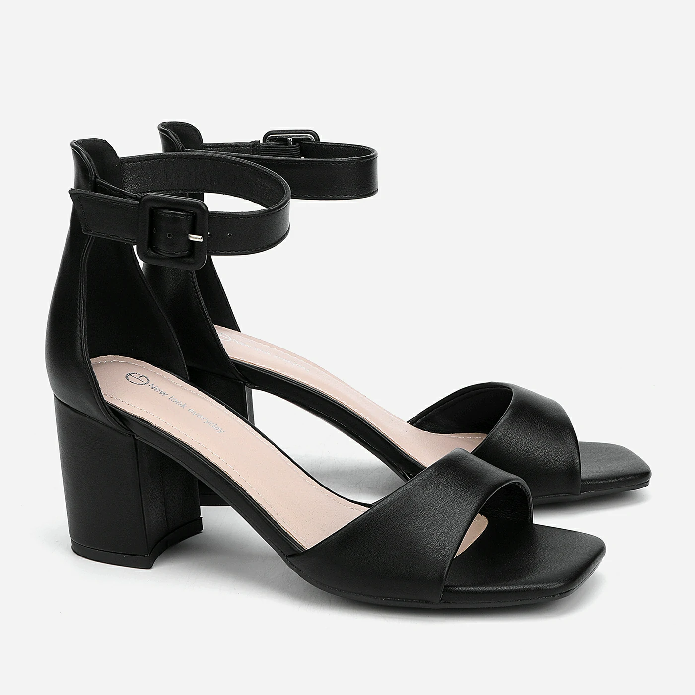 סנדל עקב שחור 41