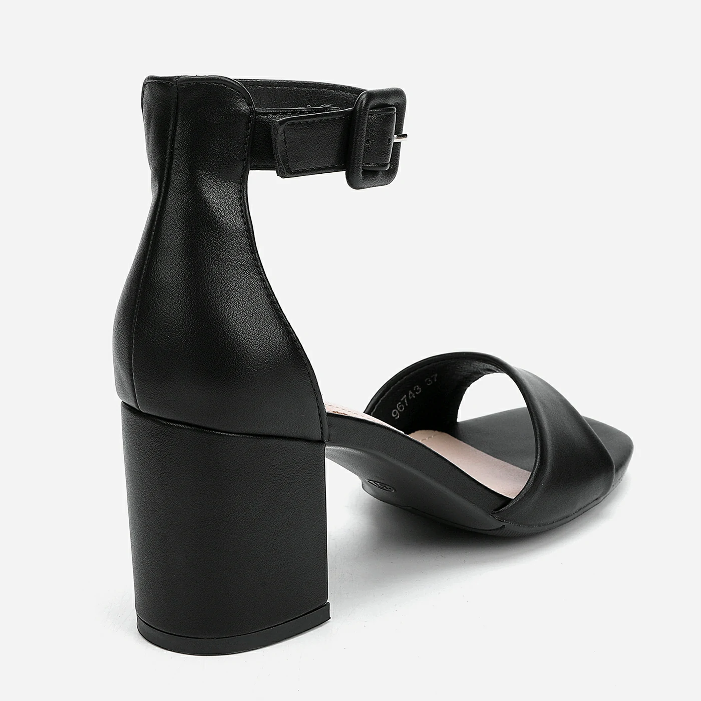 סנדל עקב שחור 41