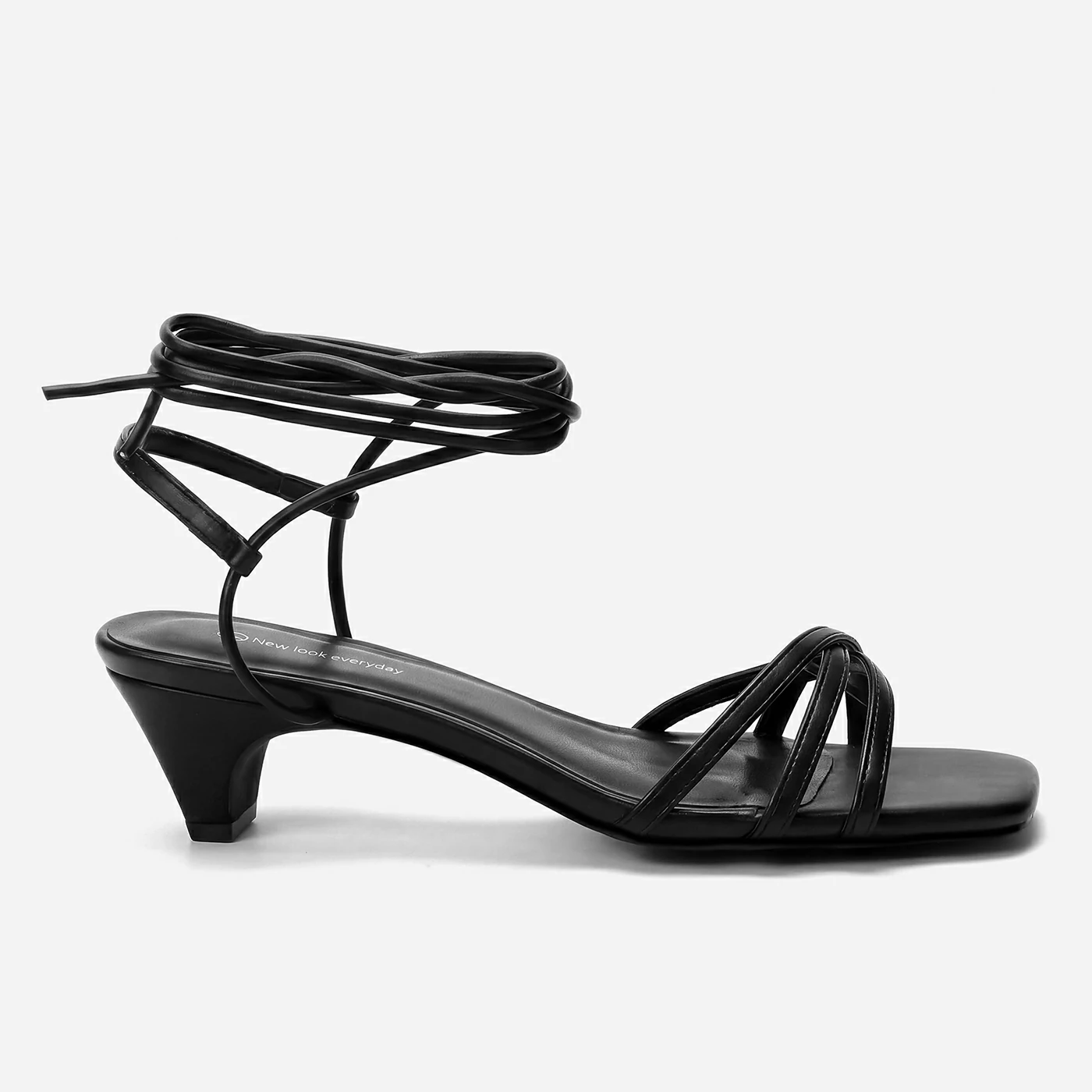 סנדל עקב שחור 37