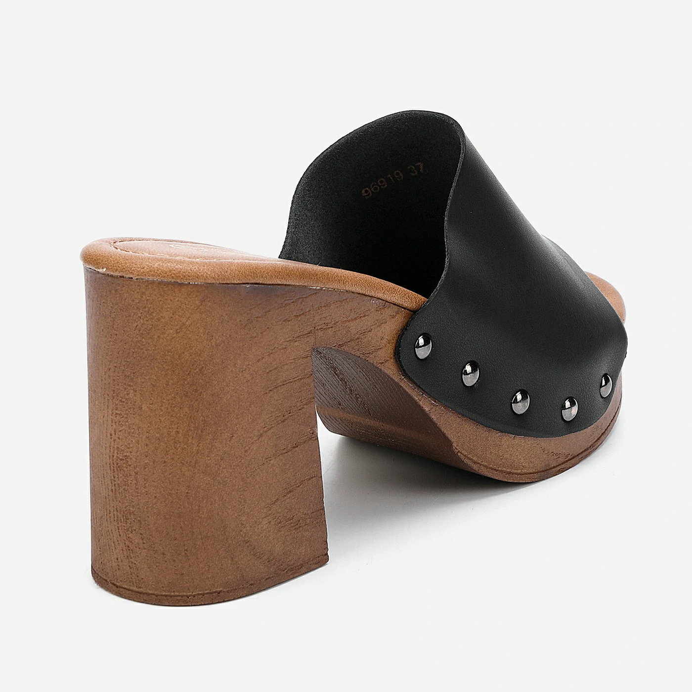 כפכף עקב שחור 36