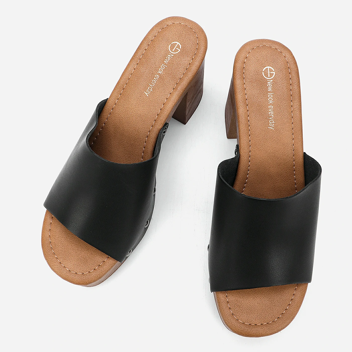 כפכף עקב שחור 36