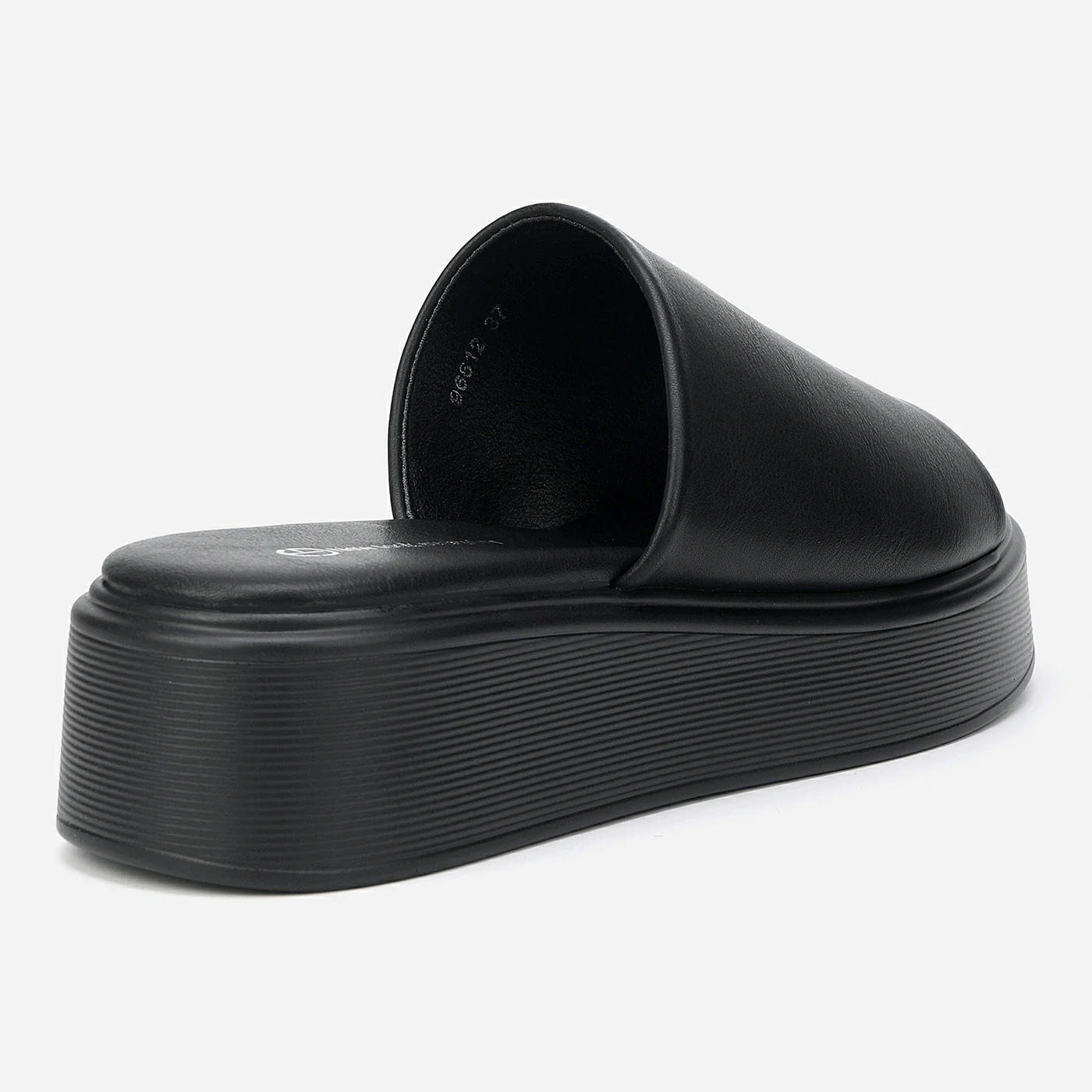 כפכף פלטפורמה שחור 40