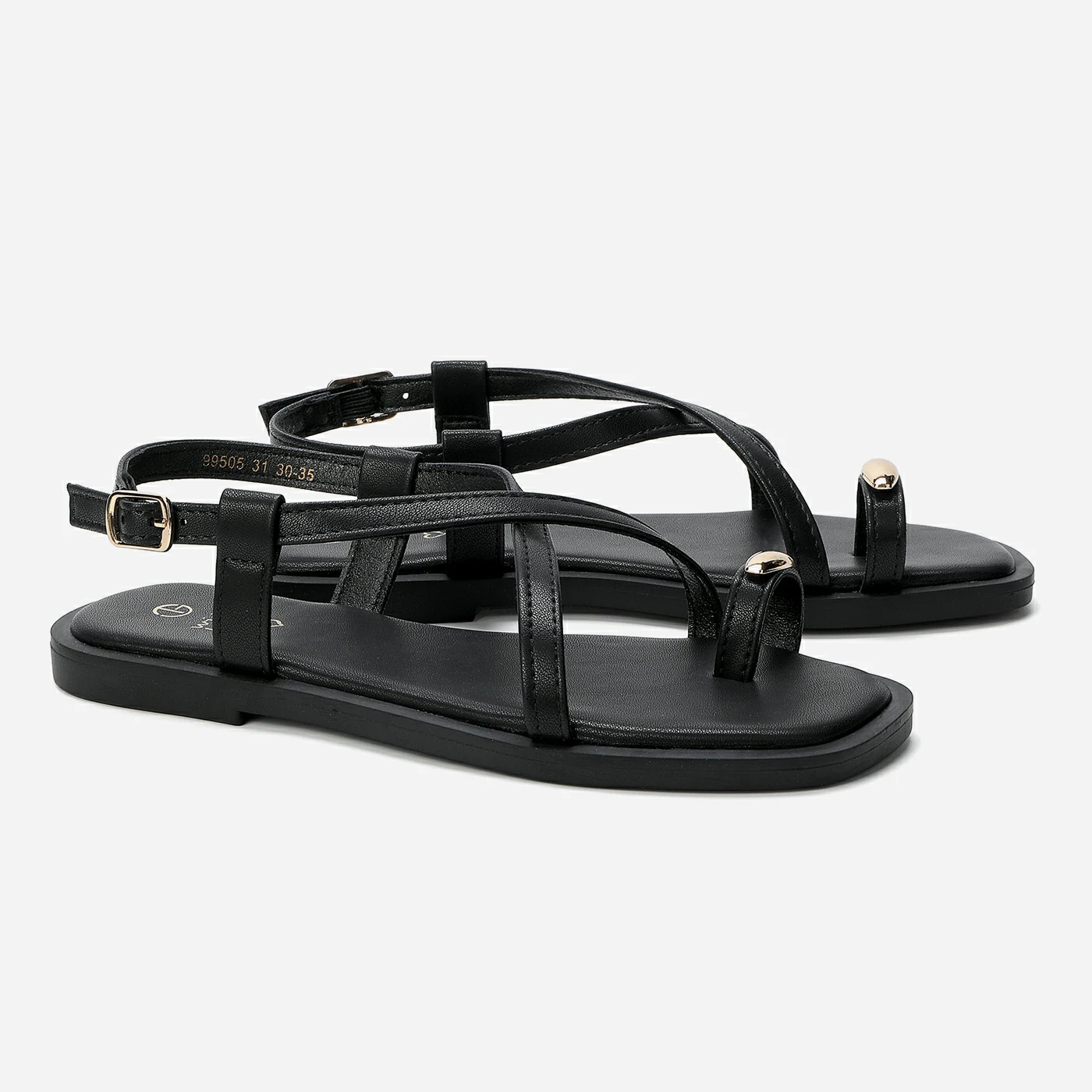 סנדל שחור 30