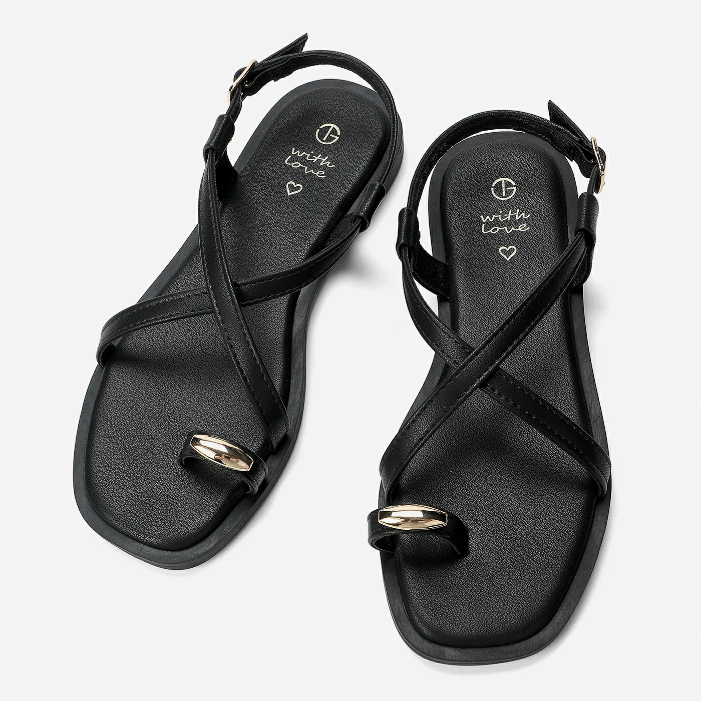 סנדל שחור 30